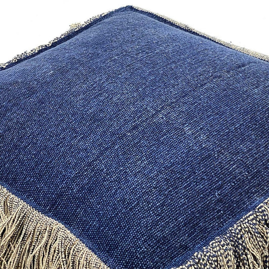 Voglrieder kreatives Wohnen Vloerkussen 2e keus kruk poef 40x40 cm kubuszit poef poef stonewashed