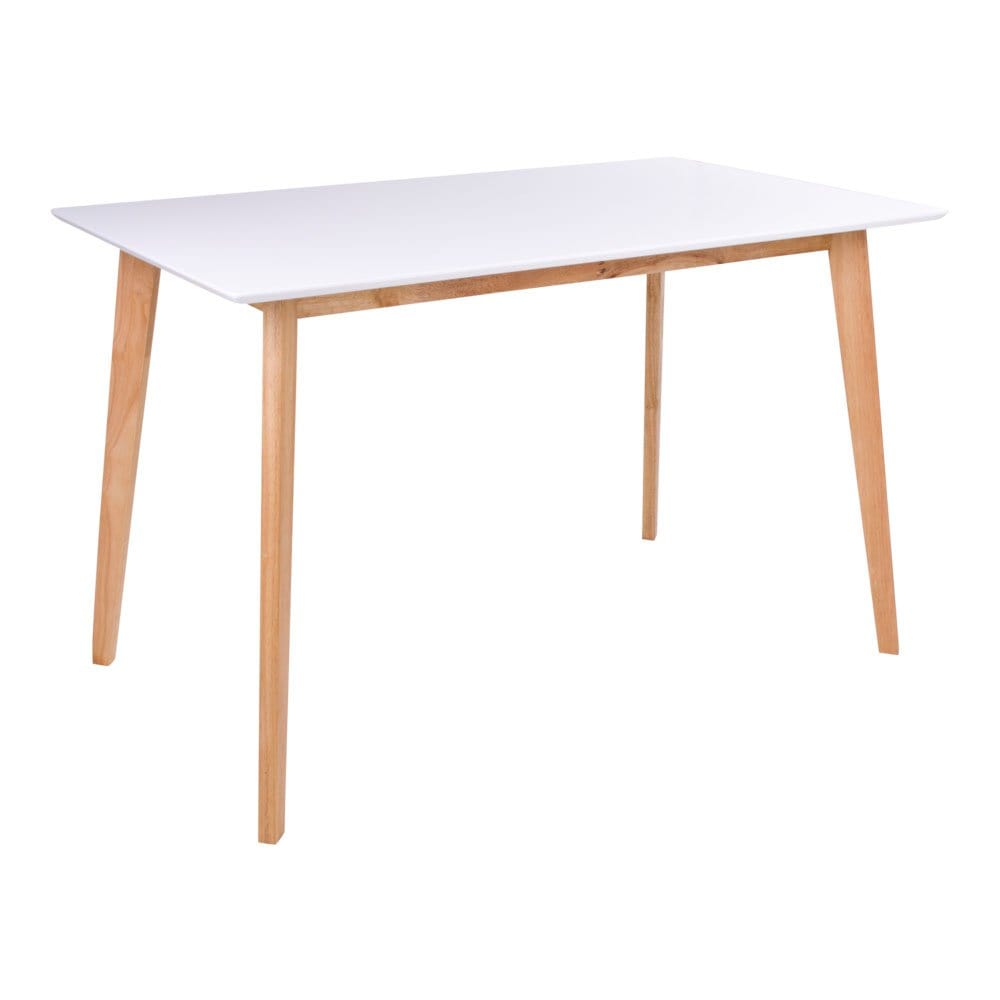 House Nordic ApS Vojens Dining Table - Eettafel in wit en naturel 120x70xh75 cm