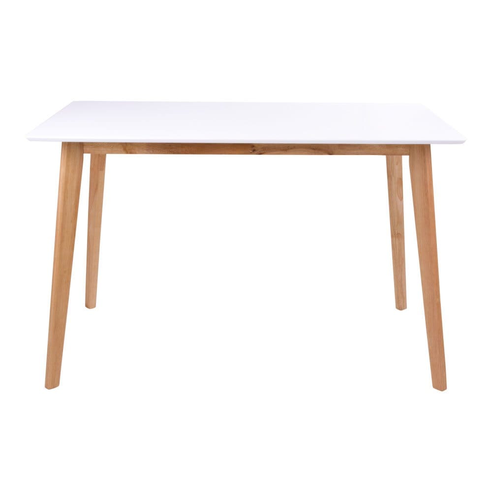 House Nordic ApS Vojens Dining Table - Eettafel in wit en naturel 120x70xh75 cm