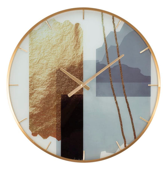 Mauro Ferretti WALL CLOCK GLASS MOTIF CM Ø 60X5