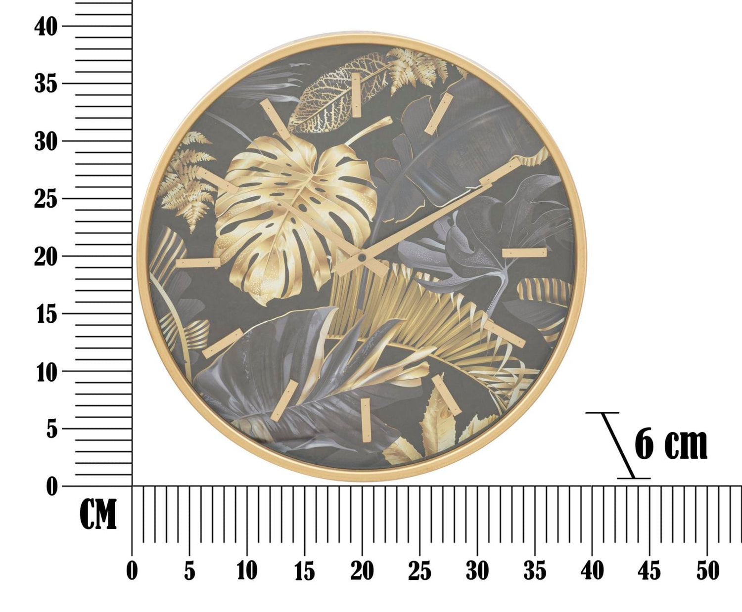 Mauro Ferretti WALL CLOCK PALM CM 
 Ø 40X6
