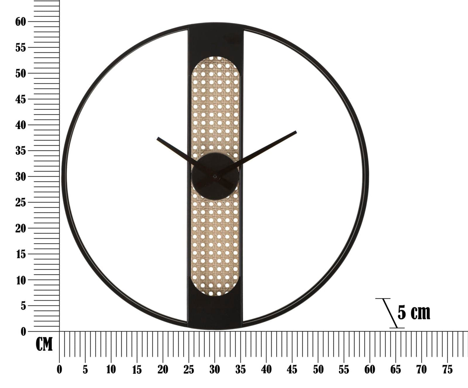 Mauro Ferretti WALL CLOCK RIBBY CM Ø 60X5