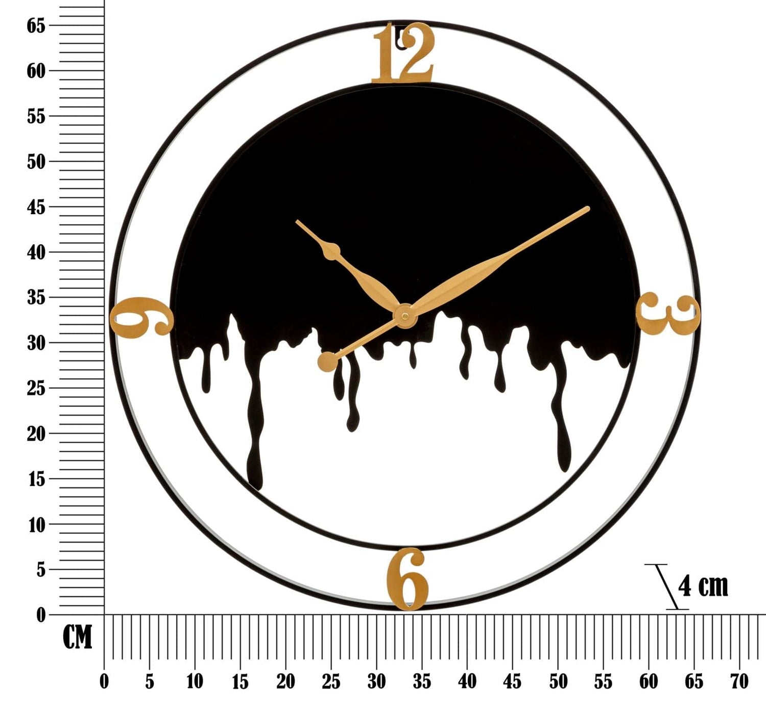 Mauro Ferretti WALL CLOCK SPLASH CM Ø 66X4