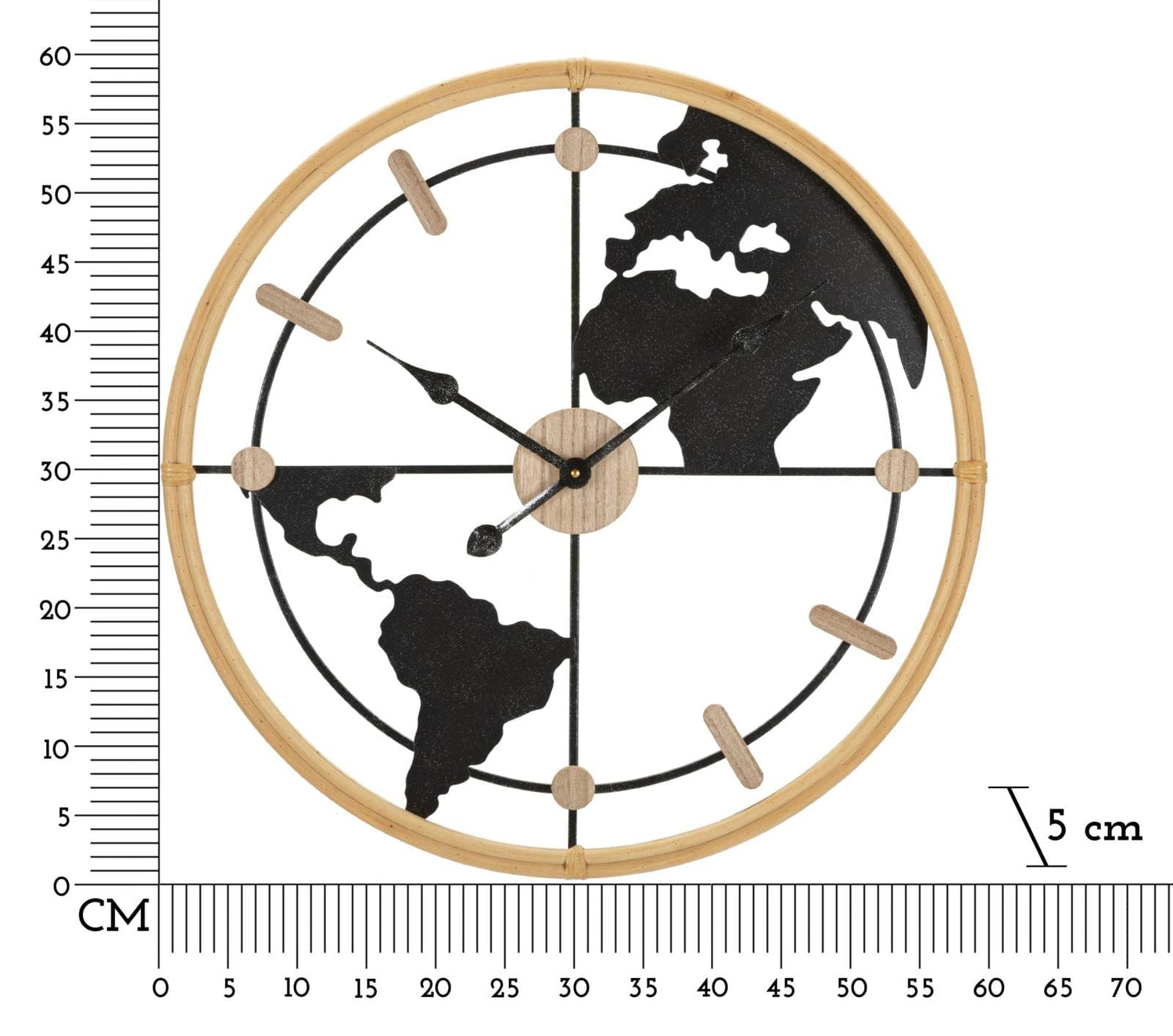 Mauro Ferretti WALL CLOCK WORLD NEW CM Ø 60X5