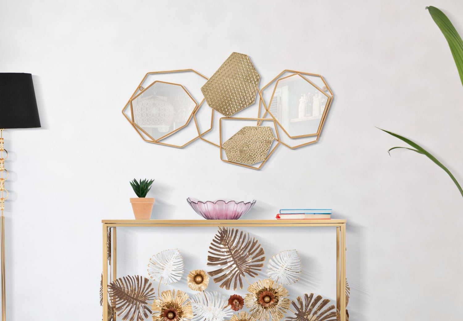 Mauro Ferretti WALL MIRROR STONE CM 91X4X52