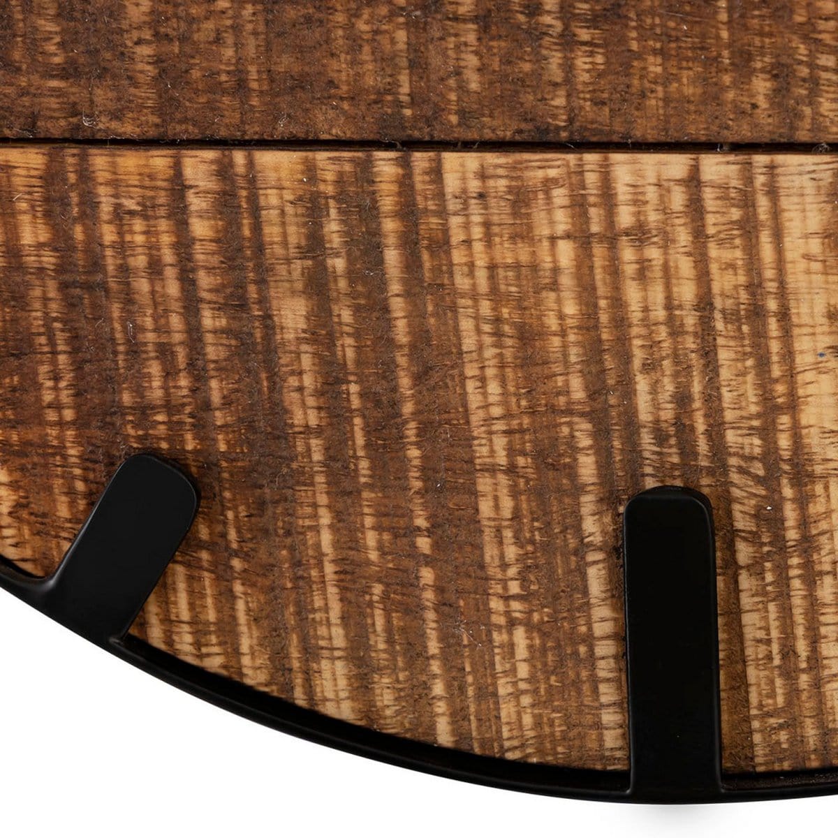Voglrieder kreatives Wohnen Wandklok hout ø 30 cm woonkamerklok modern rond gemaakt van hout vintage stil gemaakt van mangohout