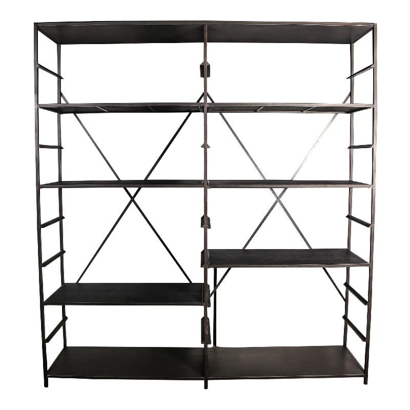 PTMD winkel Meubels metalen kast 6 Fineerplanken