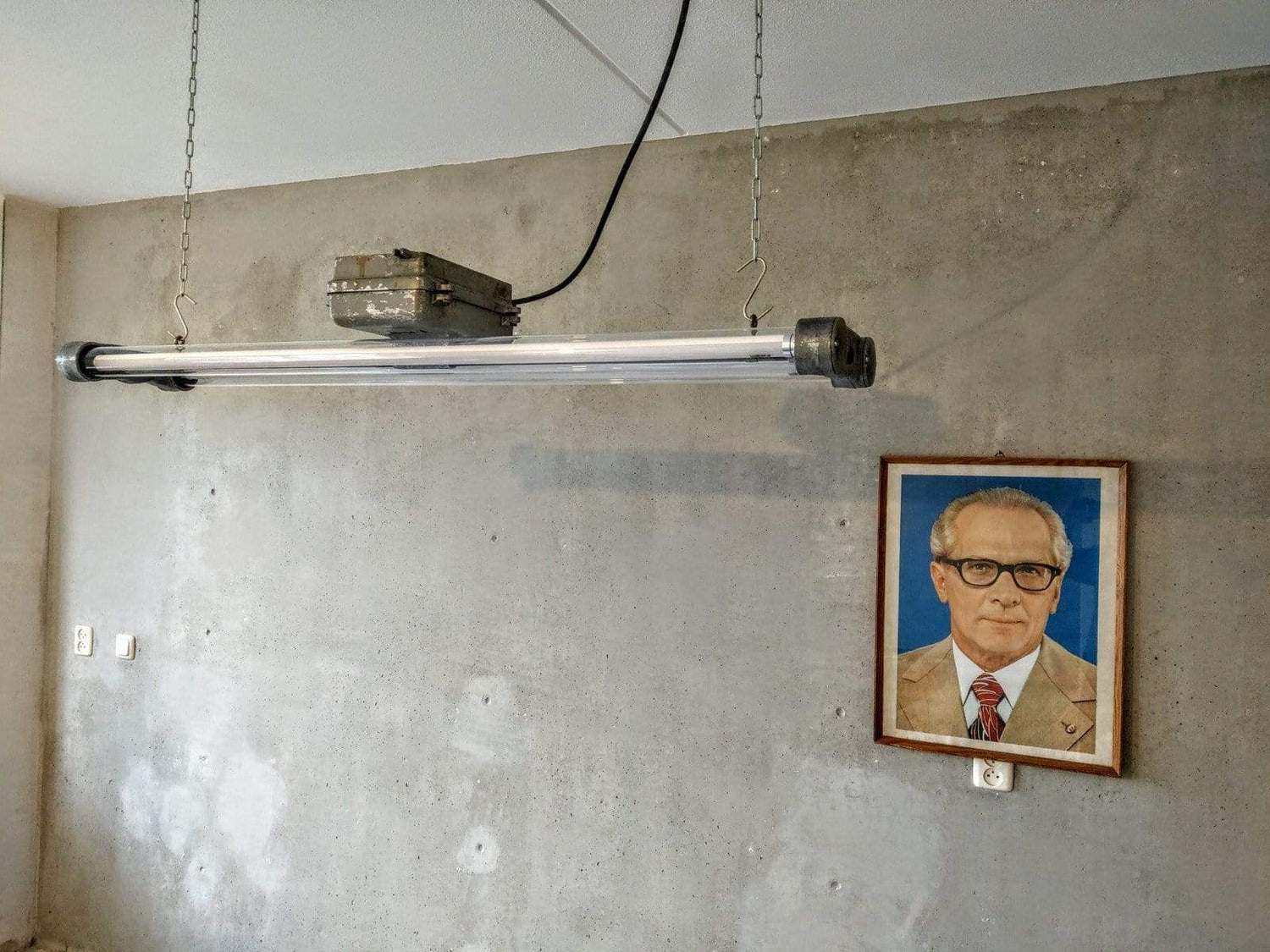 Industriële bunkerlamp | IndustrieelHuys.nl.