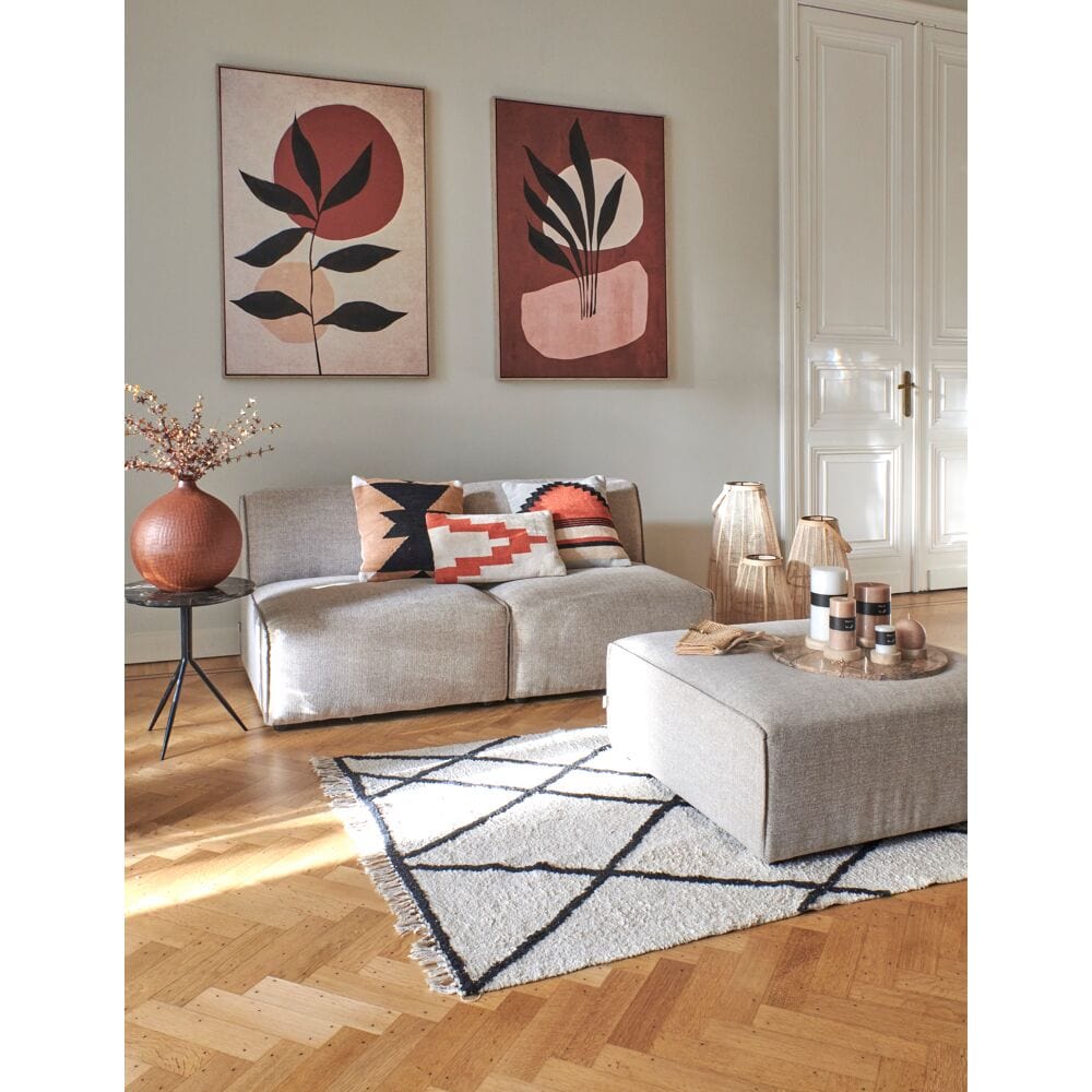 Pom Poefs OTIS - POEF - STOF - L 84 X W 84 X H 35 CM - BEIGE